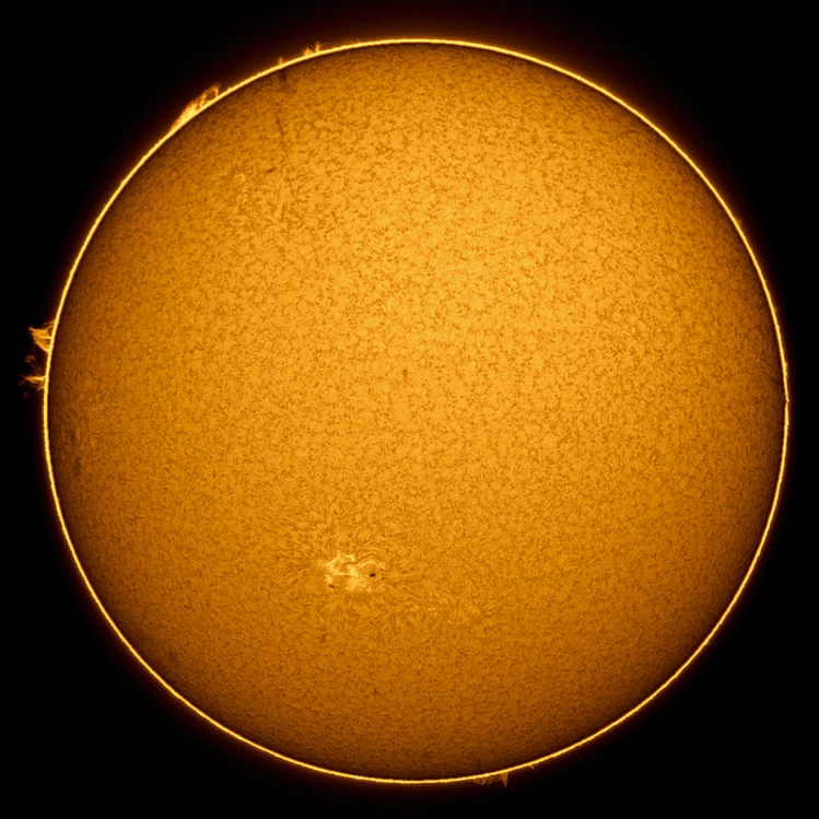 Cromosfera del 25 luglio