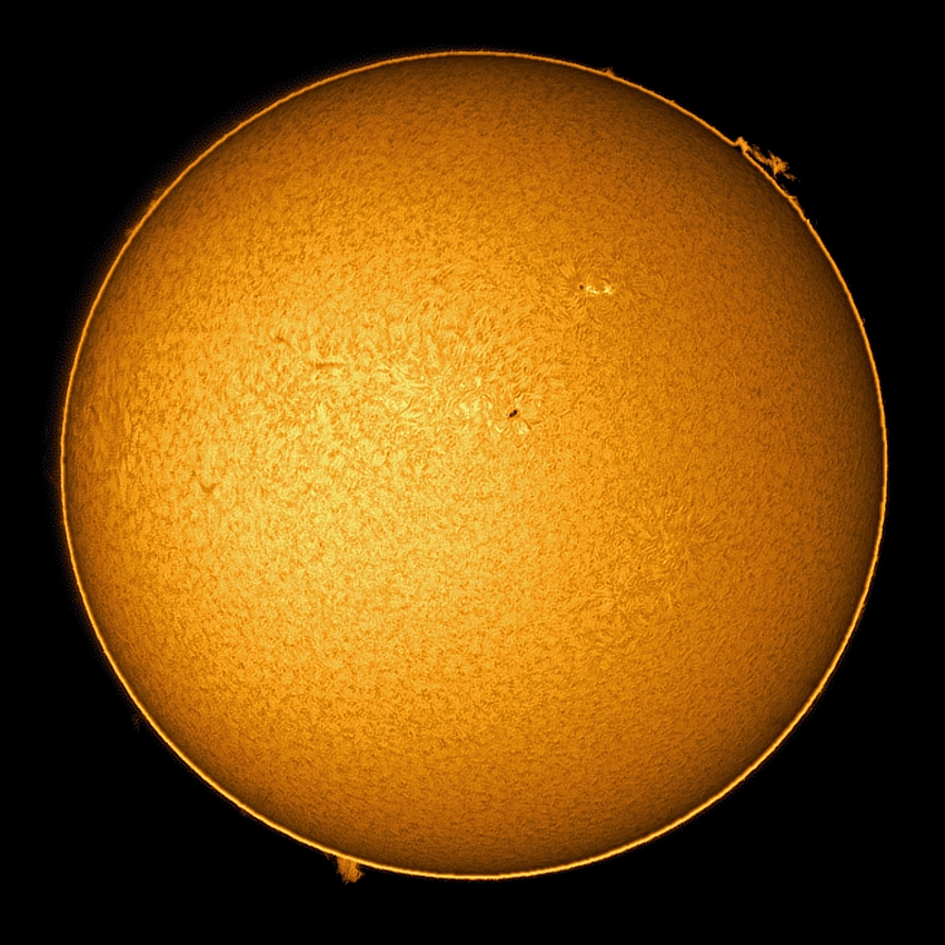 Cromosfera solare del 10 agosto