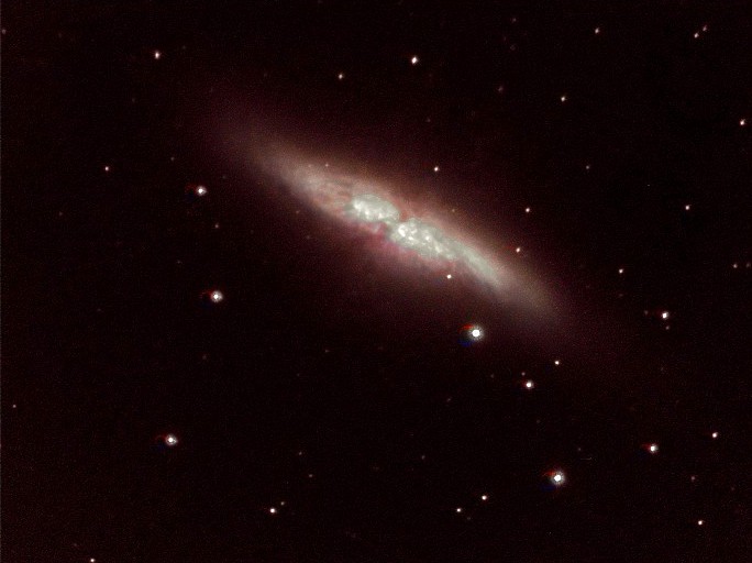 La galassia peculiare M 82