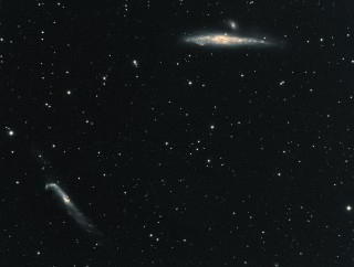 Whale Galaxy e Hochey Stick Galaxy