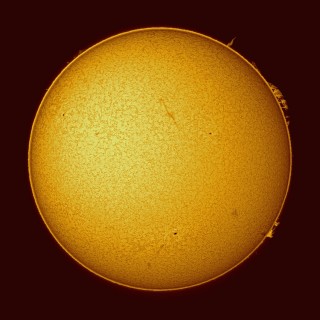 Cromosfera solare del 21 ottobre