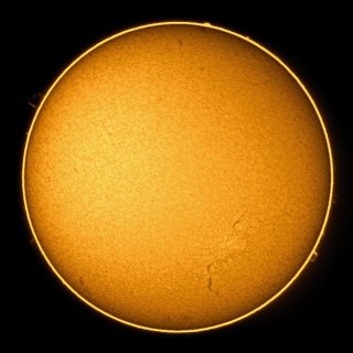 Cromosfera solare del 22 agosto