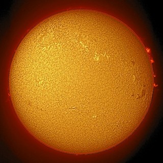 Cromosfera solare del 10 aprile